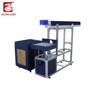 CO2 Glass Tube Marking Machine Carving Leather Plastic PVC Rubber PVC Rubber Wood Board Marking and Coding