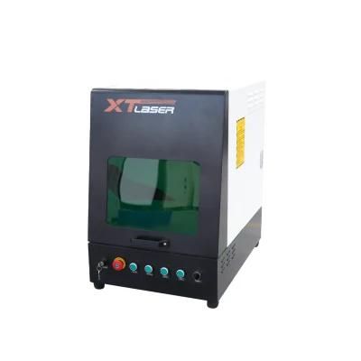 60W 100W Fiber Laser Marking Machine with Safe Cover