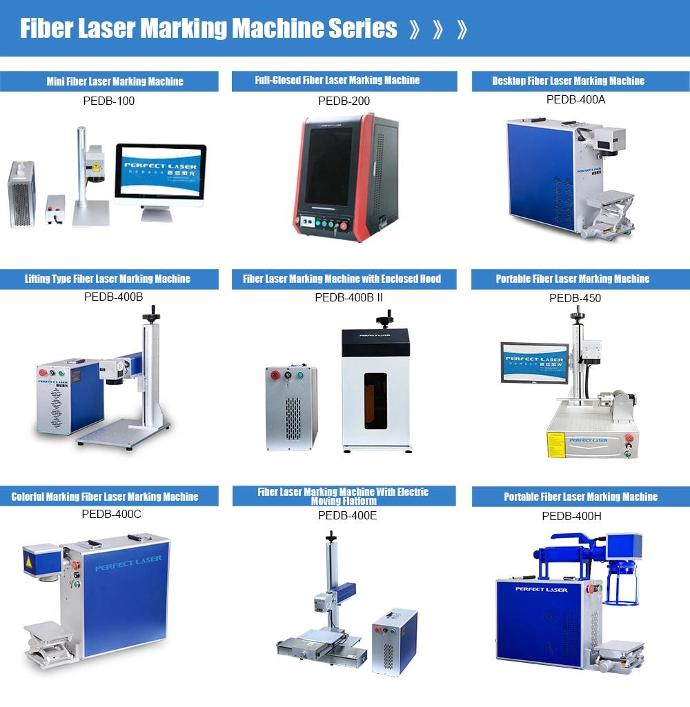 20W 30W 50W Air-Cooling Mobile Laser Marking Machine for Metal