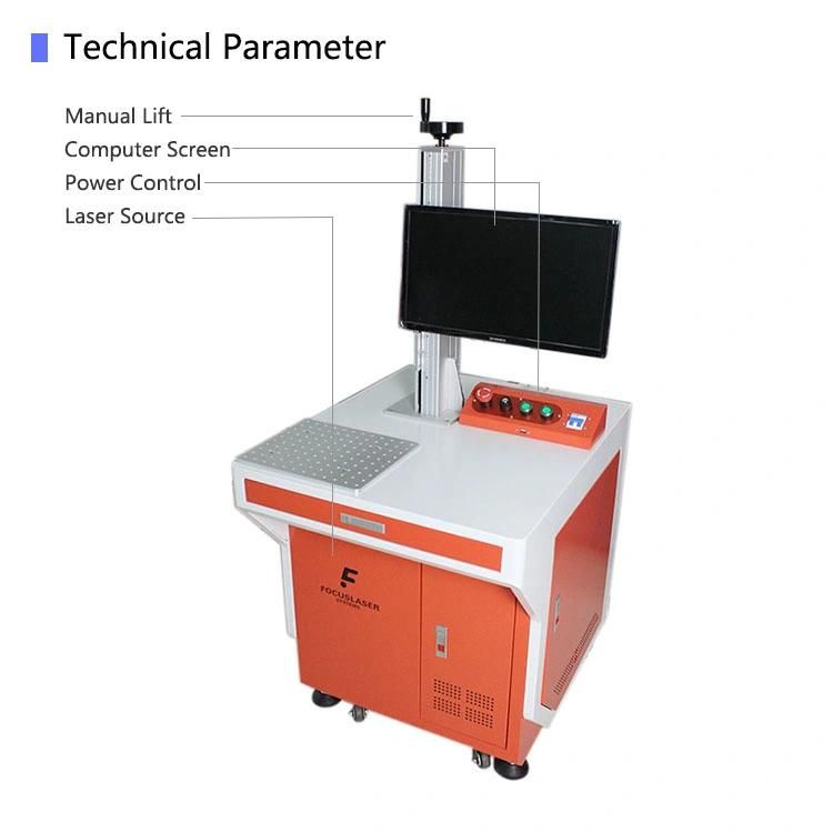 Focuslaser Mopa Fiber Laser Marking Machine with Color Engraving