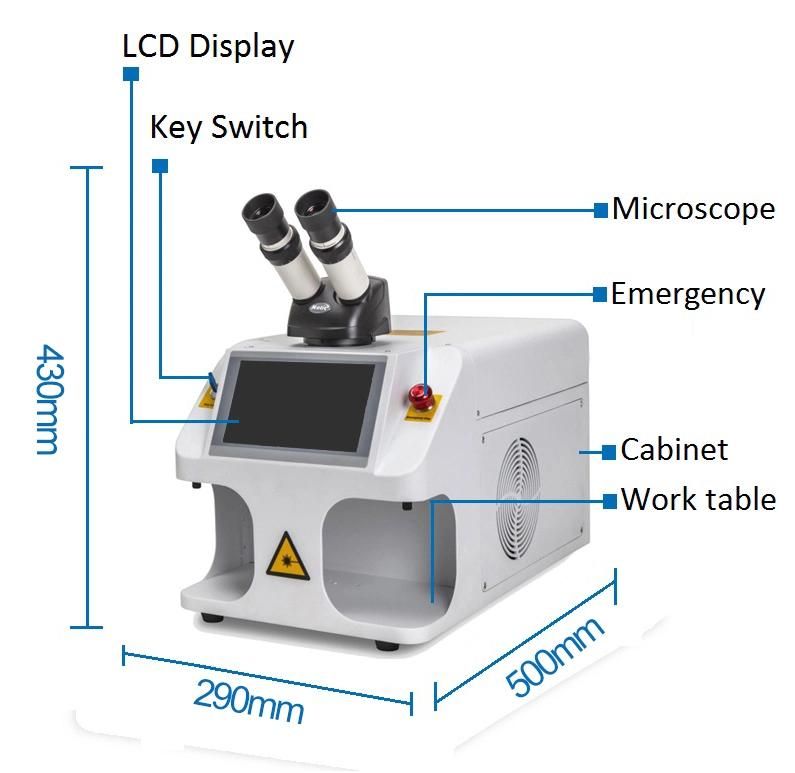 Manufacturer of Laser Welding Machines Jewellery Soldering Machine Desktop Jewelry Laser Welding Machine Jewellery Laser Welder