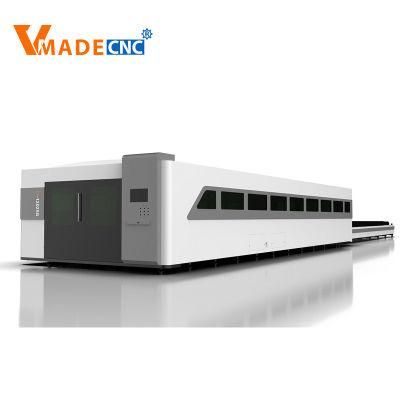 4000W Steel Sheet Metal Fiber Laser Cutting Machine for Stainless Aluminum