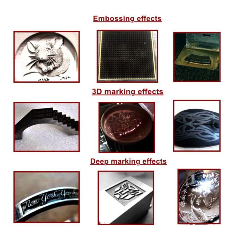 Raycus 100W 3D Sino Galvo Dynamic Mopa Color Fiber Laser Marking 20W 30W 50W 60W Printing Machine for Metal