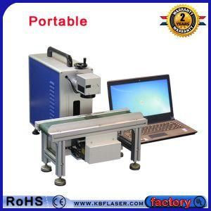 China Economic Portable Fiber Laser Marking Machine for LED Light Bulb