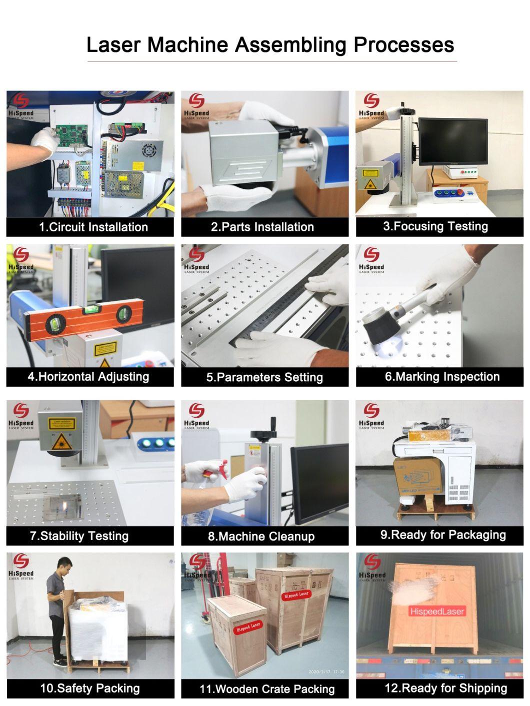 Integrated Air Cooling Automatic Packaging Laser Marking Machine for Serial Number