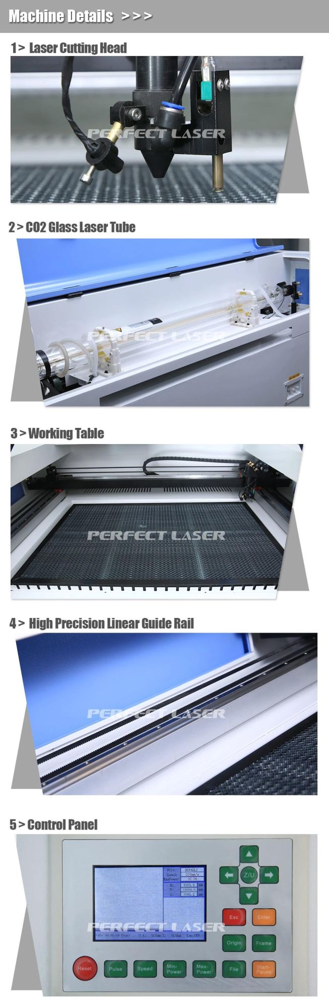 CO2 Laser Acrylic Wood Leather Engraving Cutting Machine