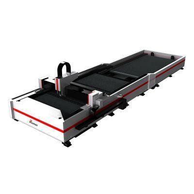 CNC Fiber Laser Cutter Ss. CS. Machine Table Exchange Long Heavy Bed Machine Auto Material Feeding Metal Sheet