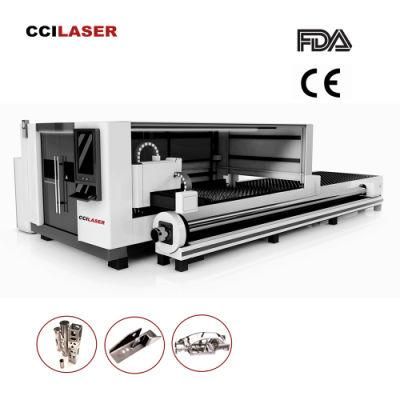 High Quality High Precision Fiber Laser Cutting Machine with Tube