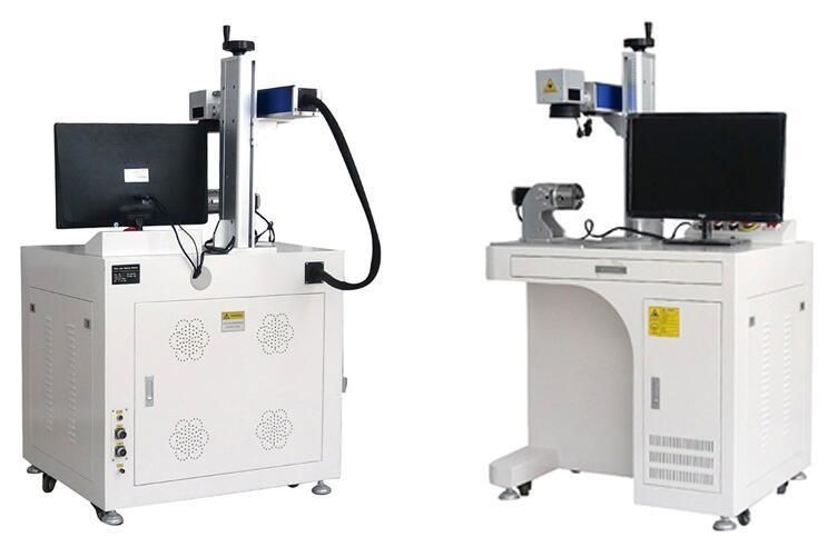 Desktop Cylinder Engraving Laser Marking Machine with Rotary Devices