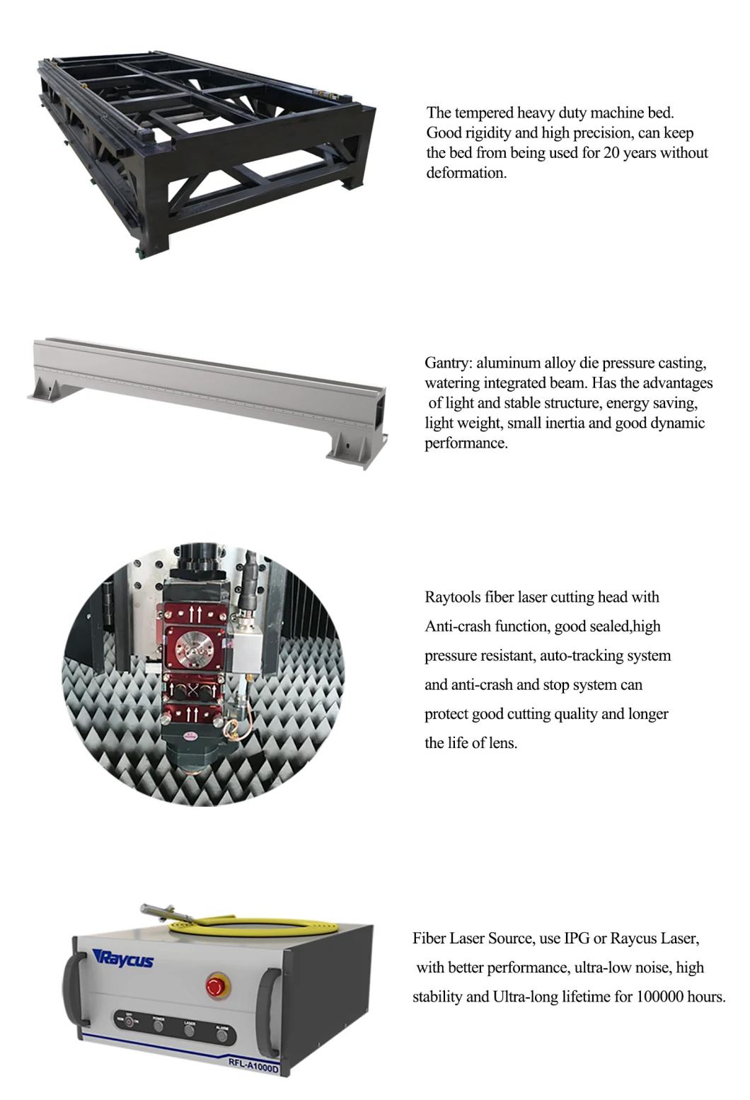1000 Watt Fiber Laser Cutting Machine for Metal Fiber Laser Cutter Price/1000 Watt Laser