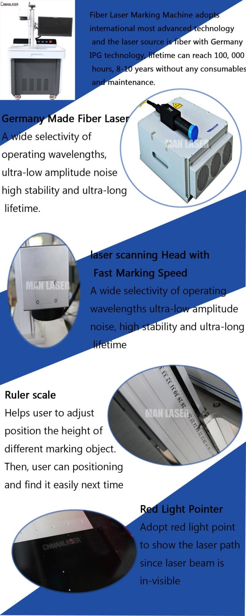 10W/20W/30W/50W Fiber Laser Cutting Machine for Metal and Nonmetal Material Gold Silver Rings Necklace Jewelry