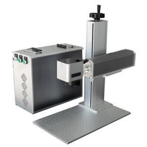 20W Desktop Split Style Fiber Laser Marking Machine for Metal and Nonmetal Materials