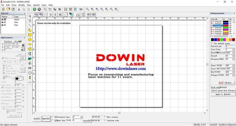 Desktop Computer Big Size for Metal Engraving 20W 30W 50W 60W Laser Marking Machine