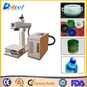 100*100mm Portable 20W Fiber Laser Marker Marking Ceramic/Bottle/ Cap