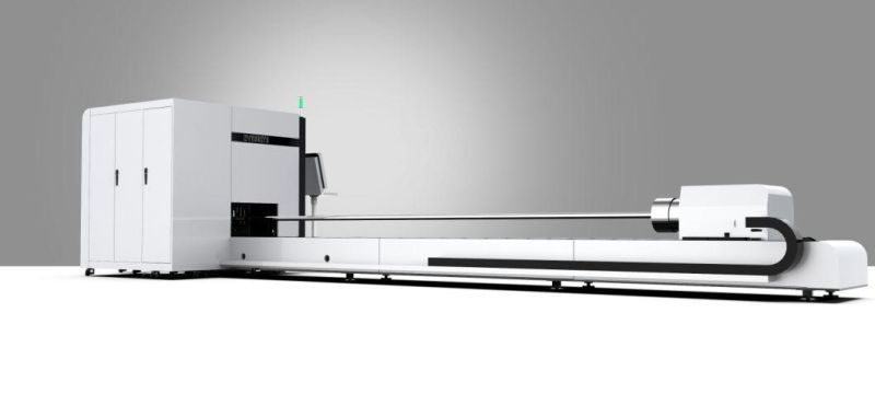 1000W 2kw Stainless Steel Metal Tube Pipe CNC Fiber Laser Cutting Machine