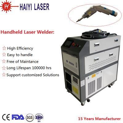 1000W Portable Laser Soldering Machine Can Weld 0.3mm Stainless Steel Sheet Metal