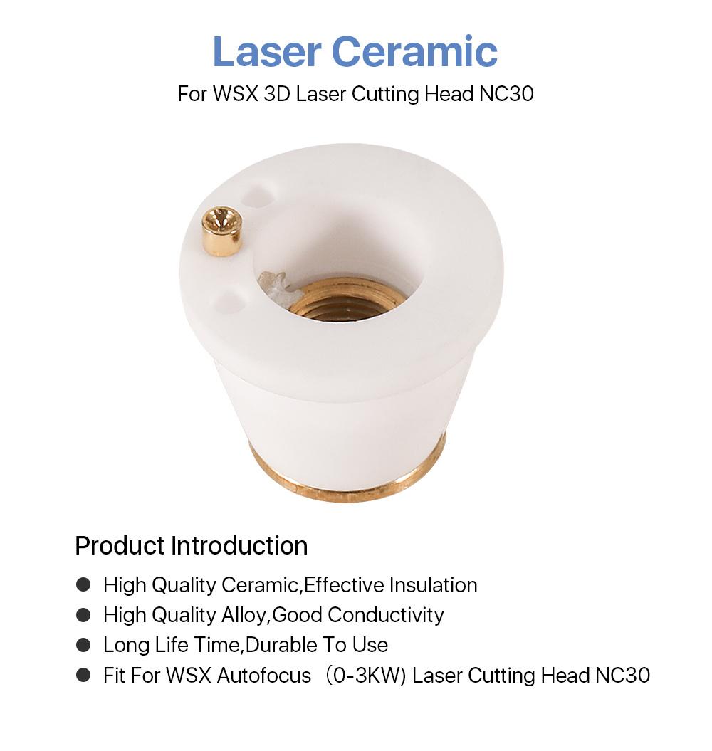 High Quality OEM D28 Precitec Laser Cutting Head Equipment Ceramic Ring for Cutting Head