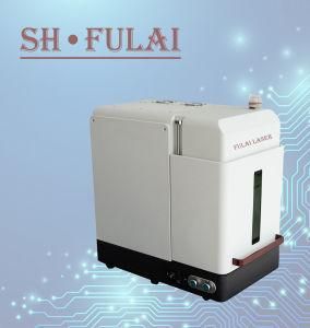 20W While Table Seal Style Fiber Laser Marking Machine for Metal and Nonmetal Materials