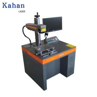 20W Fiber Laser Marking Engraving Printing Machine for Phone Case/Metal/Plastic Cup/ /Bearing/PVC/Phone Case/No-Metal