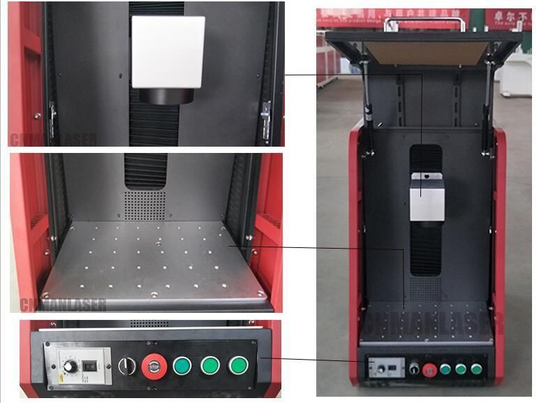 20W Color CO2 Fiber Laser Marking Machine Price for Metal