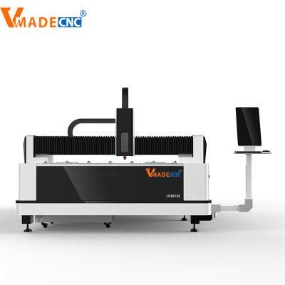 1000 Watt Fiber Laser Cutting Machine for Stainless/Carbon Steel Sheet Tube Metal Cutting