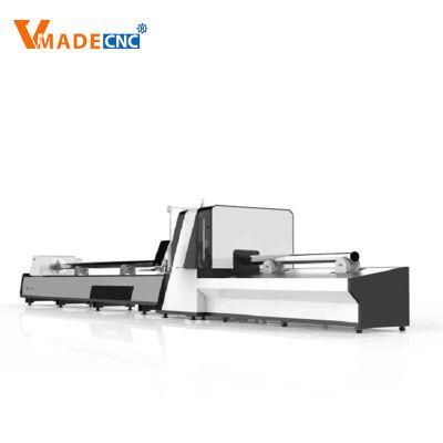 High Speed Metallic Processing Fiber CNC Machine Laser Cutter for Metal Tube Steel Pipe Cutting