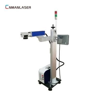 Fly Fiber Laser Marking Machine for Nameplate Casing/Packaging/Assembly Line