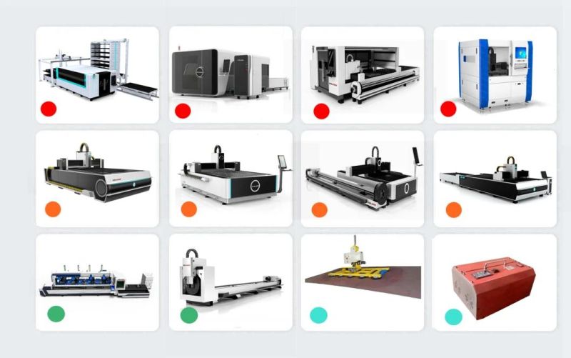 1000W/2000W/3000W Fiber Laser Cutting Machine for Metal/Stainless Steel/Copper/Aluminum