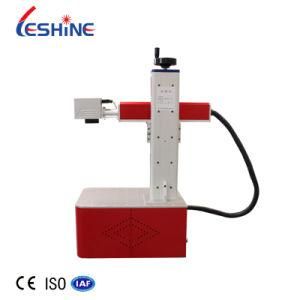 Gy 20W 30W Raycus Mini Laser Marking Machine Portable Fiber Laser Marking Machine for Dog Tags Metal Plastic