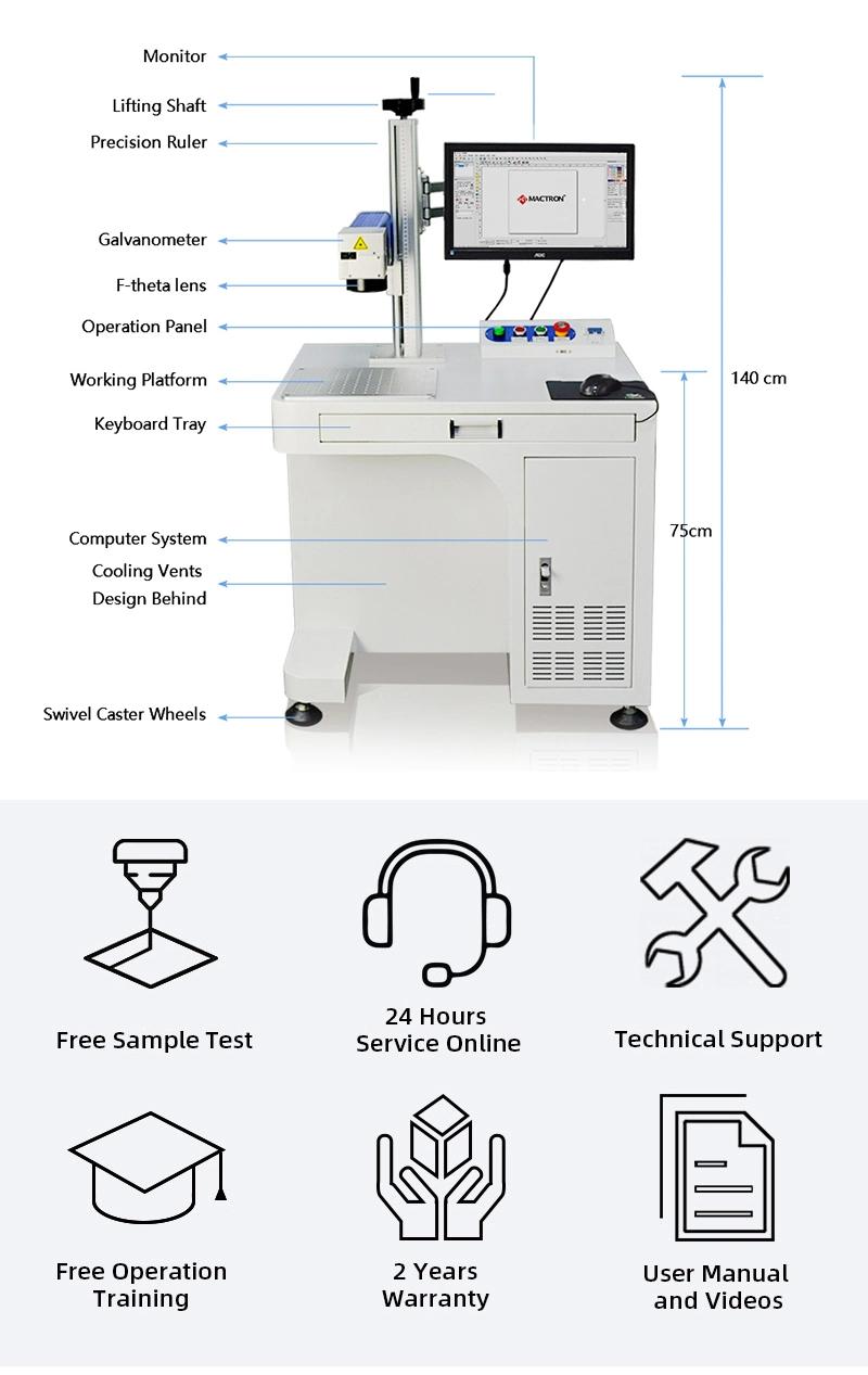 Raycus 100W Bearing Fiber Laser Marking Machine