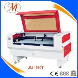 Double Laser Heads Laser Machine with 1500*800mm Working Area (JM-1580T)