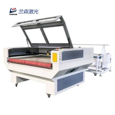 1610 Shoe Leather Fabric Aotomatic Feeding Laser Cutting Machine 120W