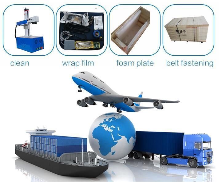 30W Portable Color Laser Marking Machine for Keyboard Metal Logo