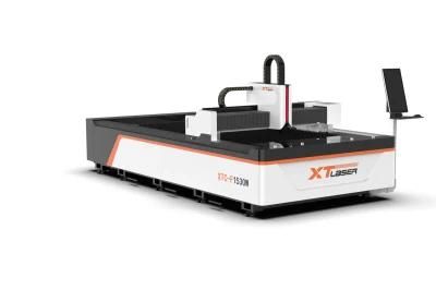 Large Area Cutter 1530 Raycus Metal 500W 1000W 2000W Fiber Laser Cutting Machine for Steel Pipe