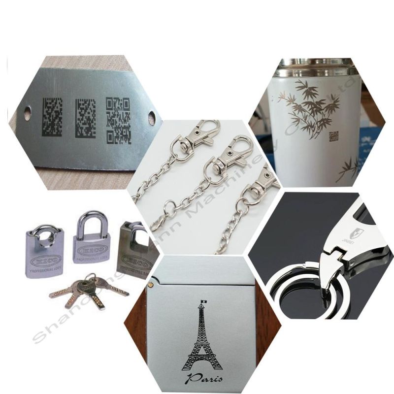 50W Rings Jewelry Code/ Logo / Date /Numbers /Metal /Pen/ PVC / Steel Fiber Laser Marking Machine Price