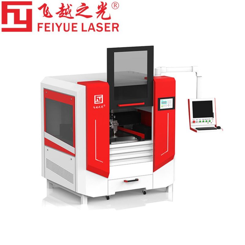 Fy6560 Feiyue Optical Fiber Laser Cutter LED Watch Jewelry Ornament CNC Precision Laser Cutter Stainless Steel Aluminum Sheet Copper Metal Laser Machine