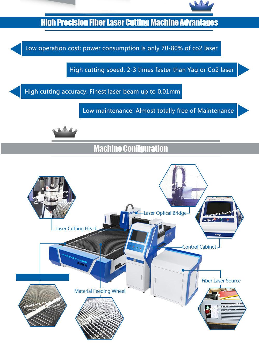 500W 700W Metal Laser Cutter Stainless Steel