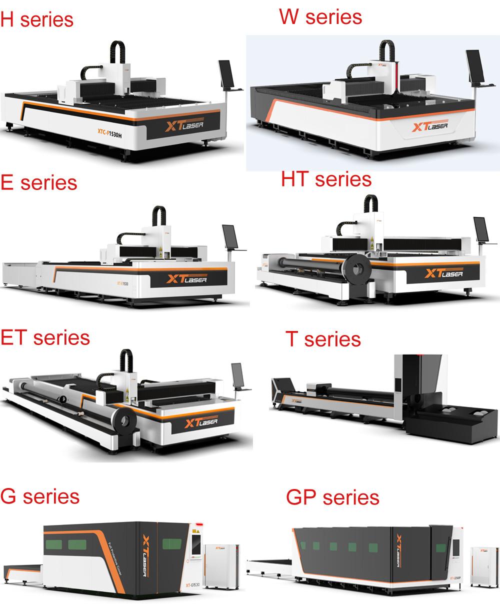 CNC Sheet Metal Plate Exchange Table Fiber Laser Cutting Machine with Tube or Rhs Cutting Module Rotary Axis