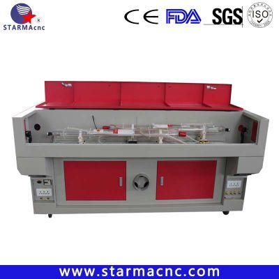 Cost Effective Cutting Double Head CNC Laser Engraving Machine 1610 1810