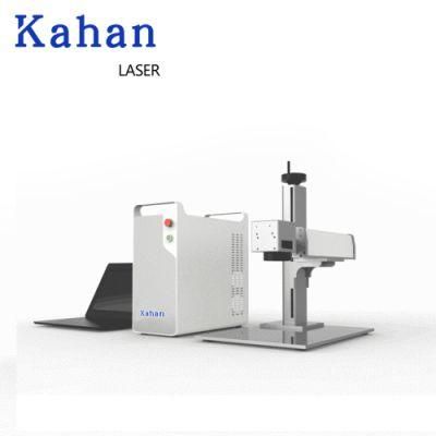 Mopa Color Mask 3D Dynamic Marker Raycus Metal Fiber Laser 20W 30W 50W Fiber Laser Marking Machine with Rotary