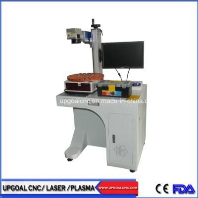 Mass Quantity Pen Fiber Laser Marking Machine with Turning Disc Rotary
