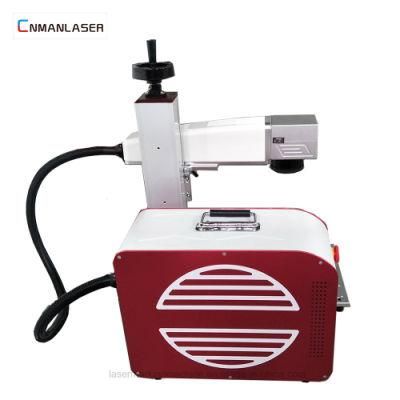 Air Cooling Mini Laser Marking Machine with Aluminum Work Table