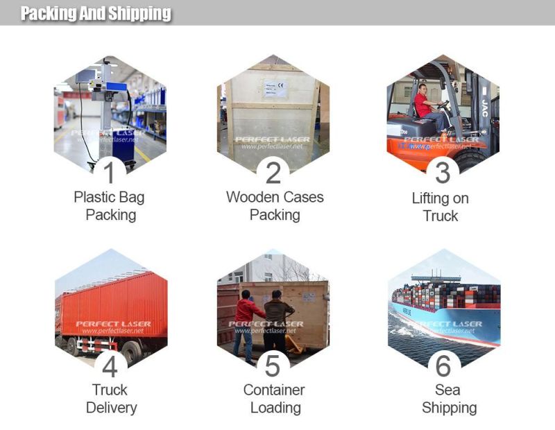 20W 30W LCD Touch Screen Online Flying Laser Marking Machine