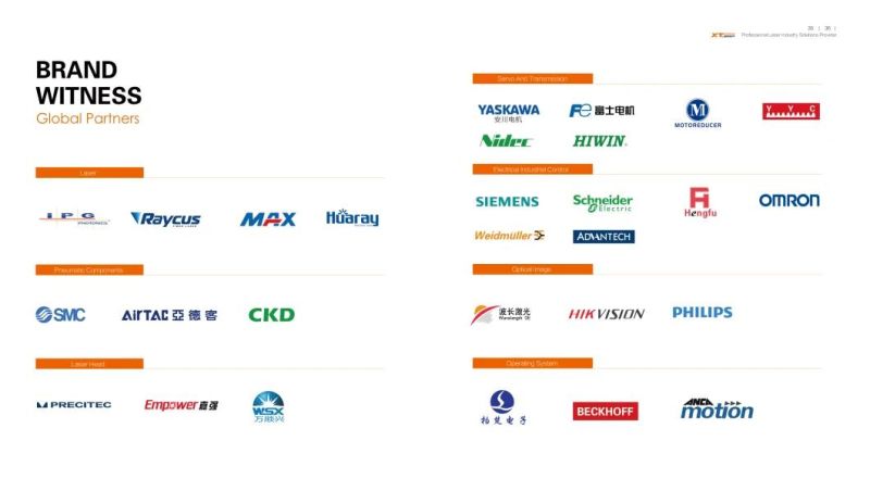 4000W Sheet Metal Fiber Laser Cutting Machines with Metal Cover