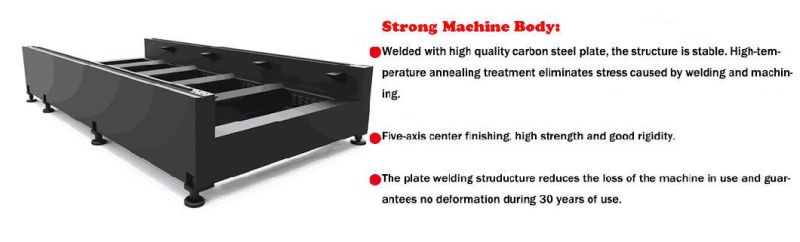 High Precision CNC Fiber Laser Cutting Machine 1000W 2000W 3000W for Metal Stainless Carbon Steel Aluminum Copper