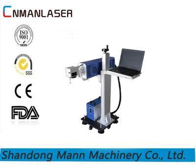 CO2 Laser Marking Machine for Fly Marking on Pipe Line Big Material