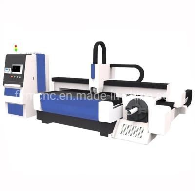 1500W CNC Sheet Metal Cutter Tube Pipe Fiber Laser Cutting Machine with CE