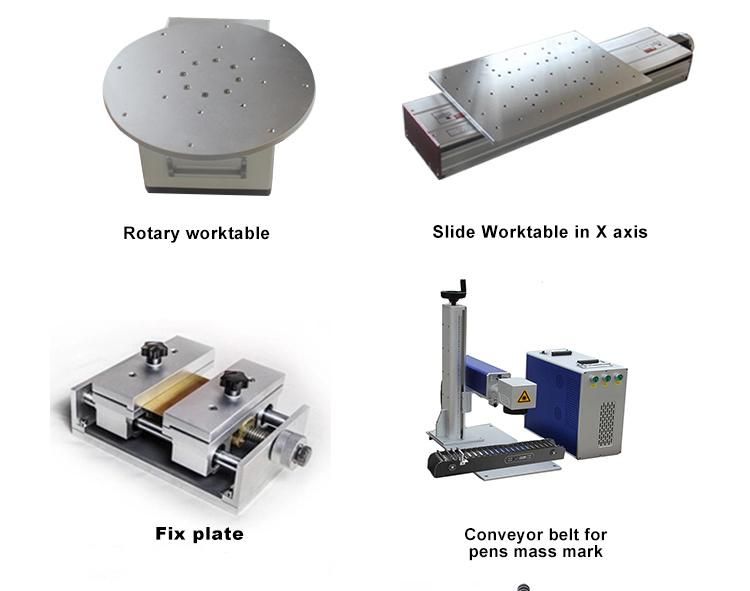 CE Approved Mini Fiber Laser Marking Machine Closed Raycus 30W