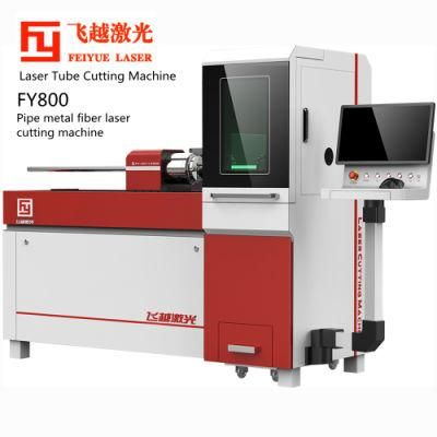 Fy800 Laser Tube Cutting Machine Best Laser Machinery 1000 1500 Watts Tube Ss Copper Aluminum Precision Industrial Metal Cutting Machine