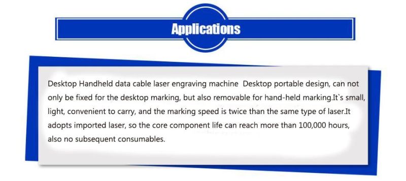 Handheld Fiber Laser Marker/ Printing /Printer/Marking/Engraver /Engraving Machine for Bearing Big Die Mold Uneven Face Metal /Carbon Laser